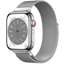 Milanese Loop Apple Watch Band - Stylish Magnetic Strap for Men  Women