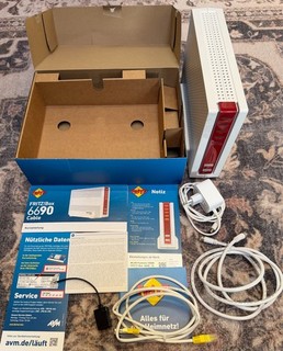 OVP AVM FRITZ!Box 6690 Cable WLAN 6 Router WIFI AX Dualband Kabelmodem