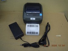 Zebra GX420d Thermal Label Printer 203dpi USB Cable AC Adapter Tested 6