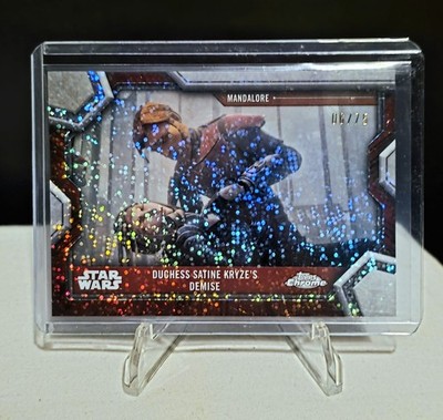 2025 Topps Star Wars Hyperspace - Duchess Satine Kryze s Demise #ERA-10 /75