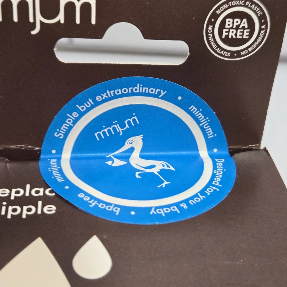 Mimijumi Replacement Nipple Flow Rate 1 (0-12 Months) - Image 2 of 4