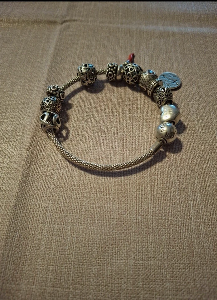 bracciale Pandora con 11 charms - Immagine 4 di 4