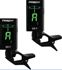 ChromaCast 2 Pack CC-1 Professional Clip-On Tuner (multi-key modes)