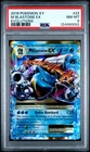 2016 POKEMON XY EVOLUTIONS #22 M BLASTOISE EX PSA 8