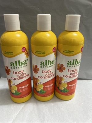 Alba Botanica Moisturizing Body builder Conditioner Mango Formulated For Flat
