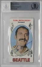 BAS 1969-70 Topps Tom Meschery #19 BGS Authentic Auto 3c7