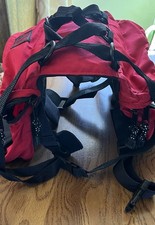 Wenaha Dog Pack Explorer Red Made In USA Saddlebags Backpack Hiking Bag