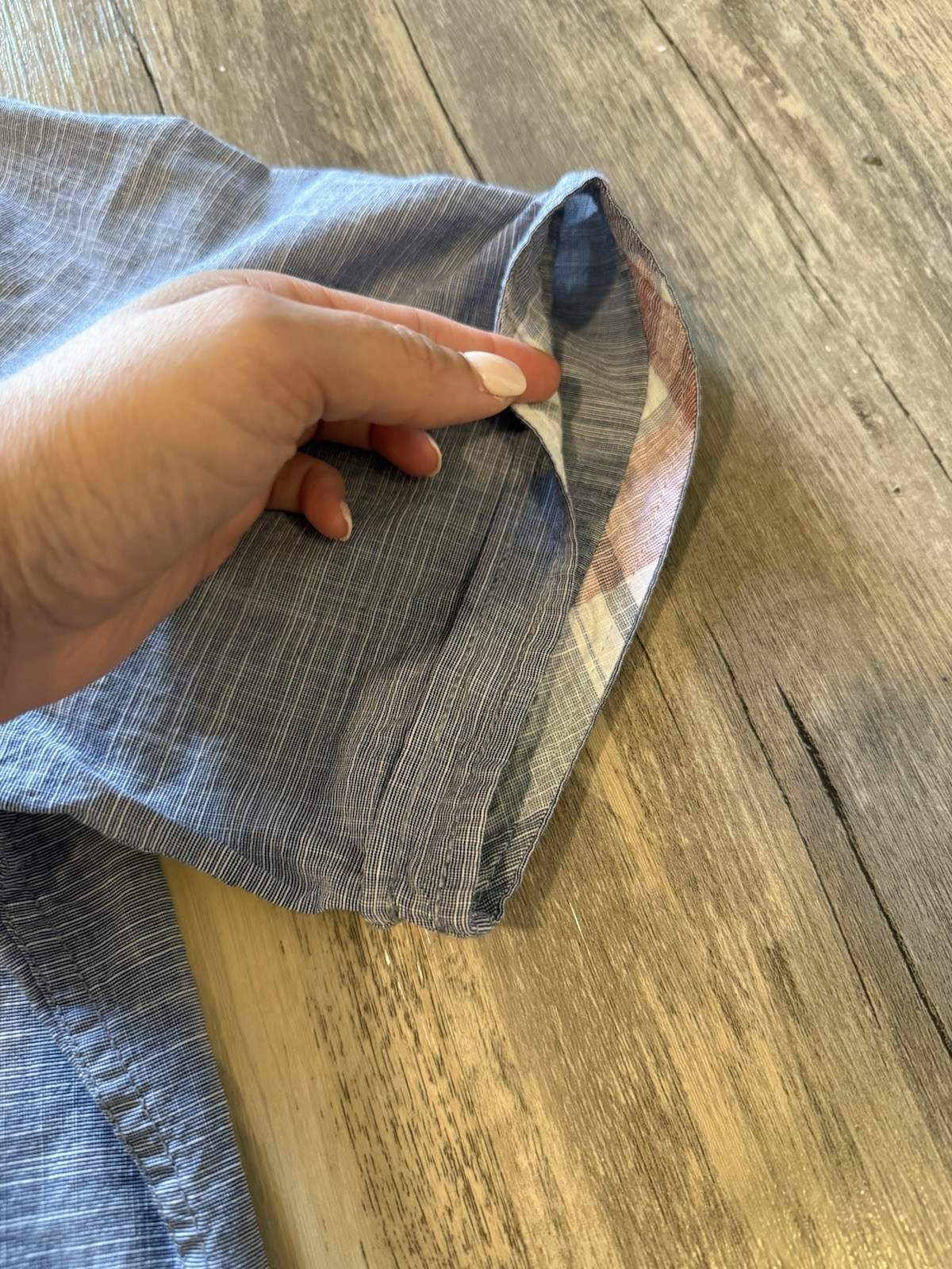 Weatherproof Blue Button Down Large - image 6