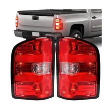 Tail Lights Assembly, Fit For Chevy Silverado 2007-2014, Left & Right, 2-Pack