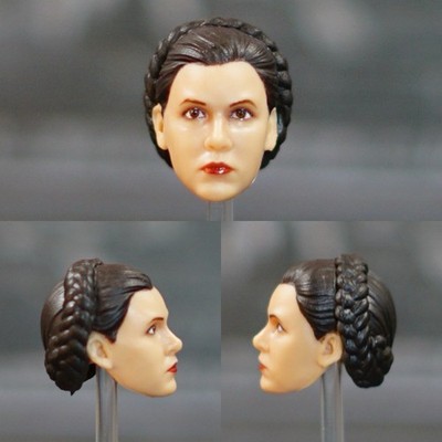 Marvel Legends Female Head Only Fodder Brown Hair 6  Star Wars