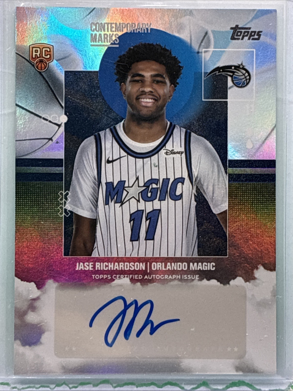 2025-26 Topps - Contemporary Marks Jase Richardson #CM-JR Rainbow Foilboard (AU)