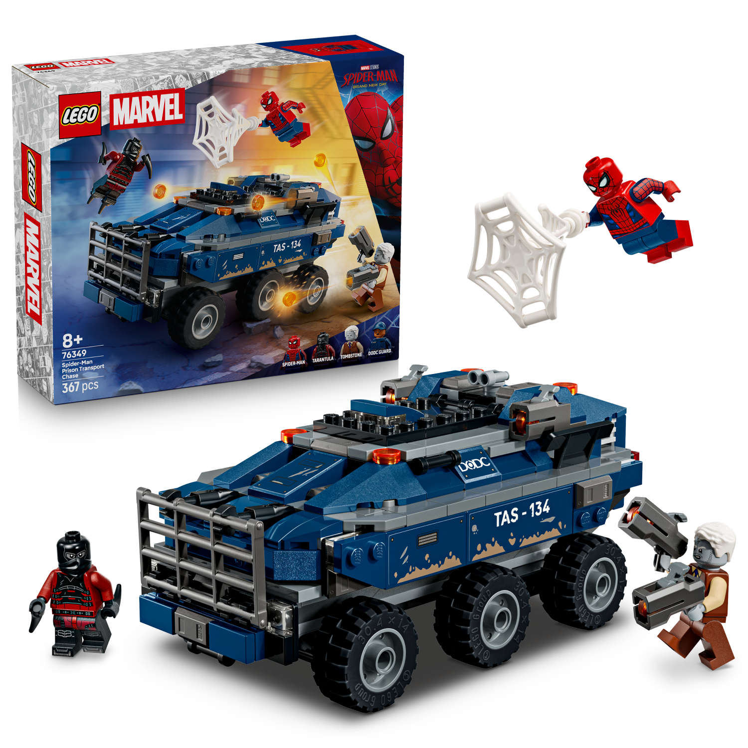 LEGO Marvel: Spider-Man Prison Transport Chase (76349)