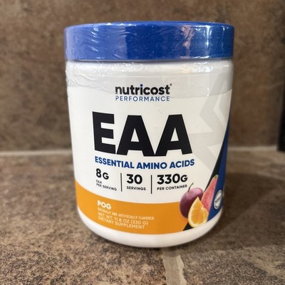 Nutricost EAA Powder 30 Servings - POG Flavor - Essential Amino Acids ex 7/27