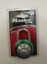 Master Lock  combo Lock 1561DAST Green