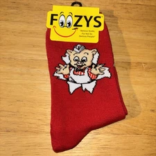 PIGGLY WIGGLY SOCKS WOMENS MENS UNISEX SHOE SIZES 4-10 THE PIG HOG FOOZYS NEW!