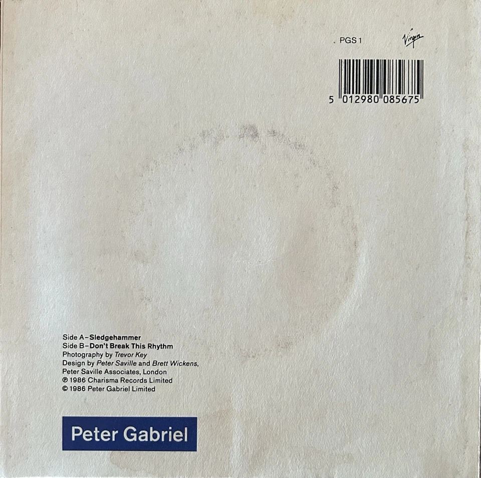 Peter Gabriel - Sledgehammer - 7" - Vinyl - Image 4 of 4