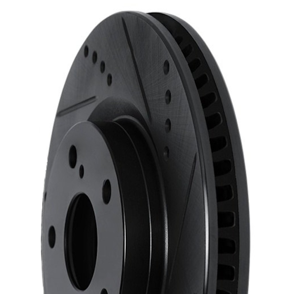 For Maserati Levante 2017-2024 Rotor Set Rear | Drilled and Slotted Rotor Style