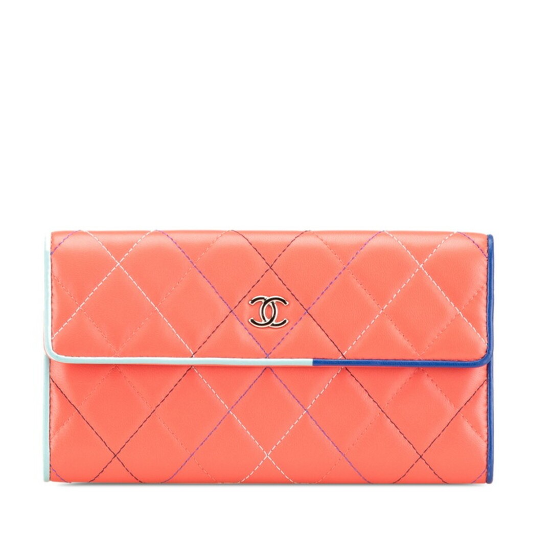 Chanel Matelasse Lambskin Long Wallet for Women 1-0184296