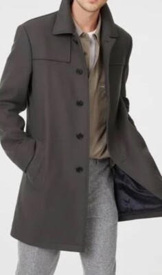 Club Monaco Luther Wool Coat  Italian Fabrics By Mario Bellucci  Sz 40 NWT $398
