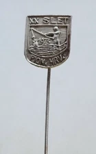 XX SLET 1975. Pioniri Hrvatske, Croatian pioneers vintage pin, badge KASUN rare