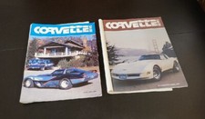 VINTAGE 1980 OCT/NOV & APRIL/MAY CORVETTE NEWS MAGAZINE CATALOGS SET OF TWO 