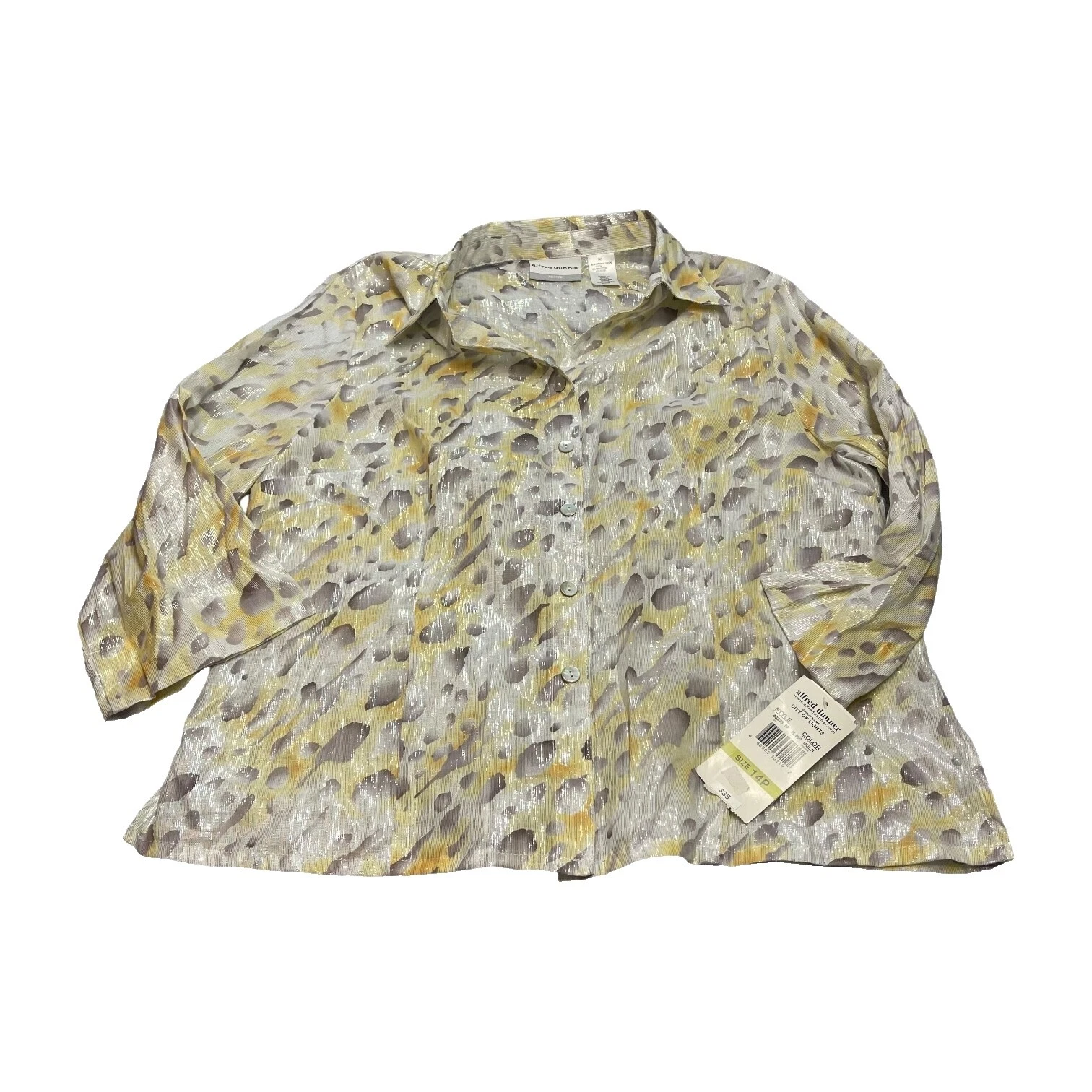 Top de algodón blanco Alfred Dunner para Mujeres