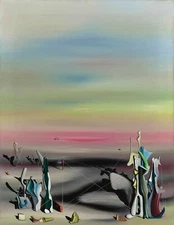 YVES TANGUY Surrealism Art Poster or Canvas Print "La lumière, la solitude"