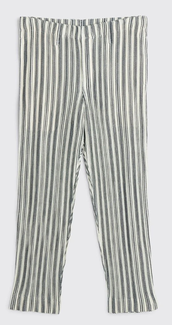 Issey Miyake Homme Plissé Issey Miyake Pleated Pants Leno Stripe Ivory size 32