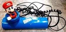 1990 Nintendo SUPER MARIO BROS. Telephone Phone BLUE Rare Vintage As Is!
