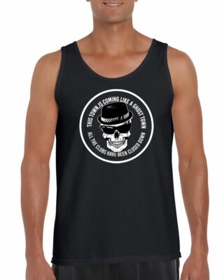 Ghost Town Skull Logo The Specials Ska Herren Trägertop