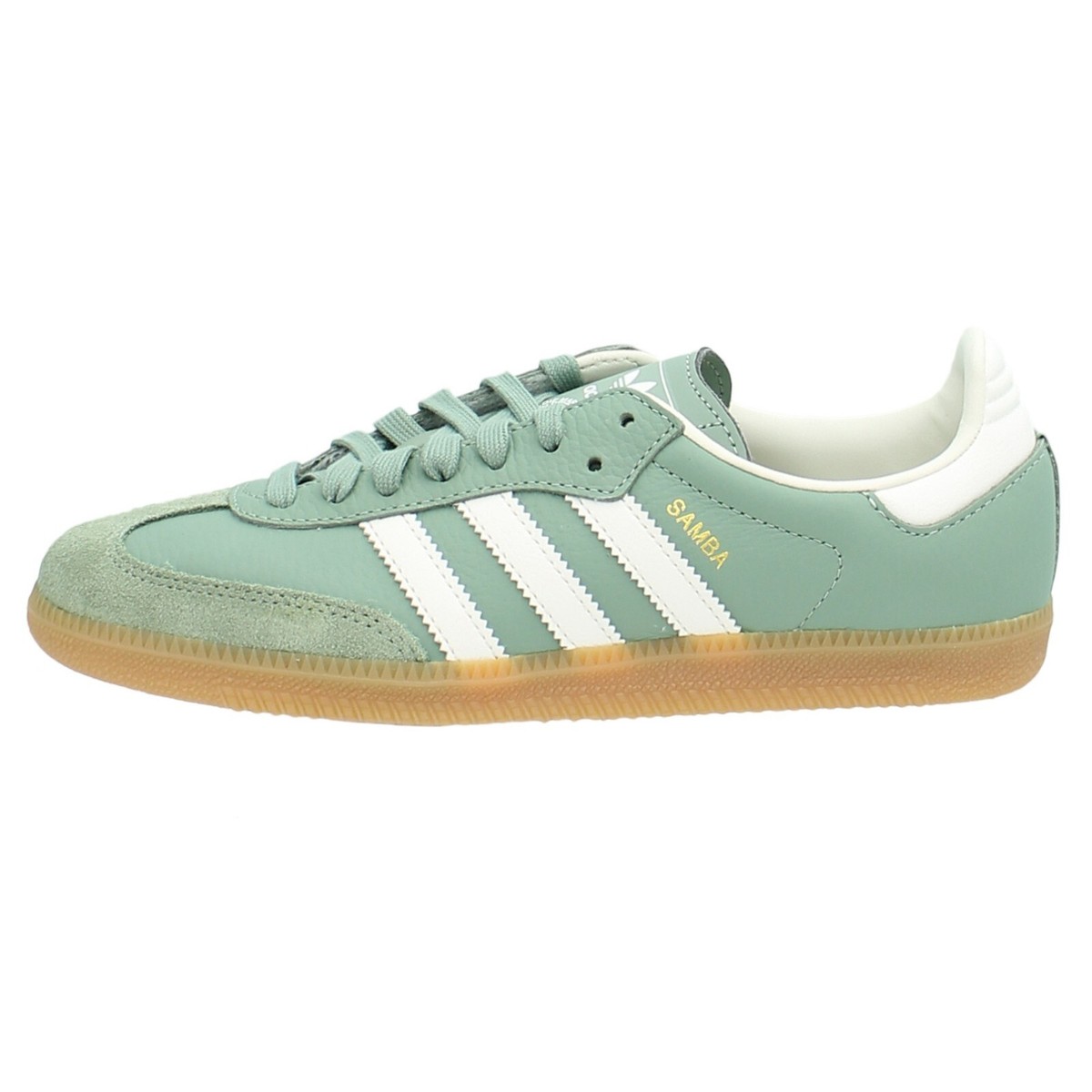 adidas gazelle silver green womens ADIDAS Women's Samba Shoes Silver Green/Wonder White/Gold Metallic –  Freeride Boardshop main image 0