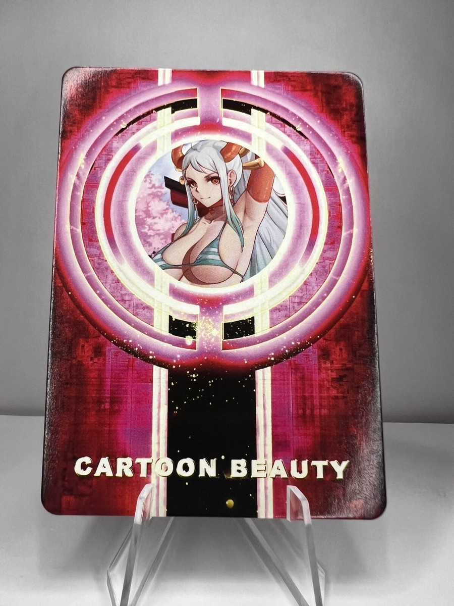 Yamato One Piece Engraved Holo Sexy Goddess Anime Waifu ACG