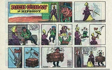 Rick O'Shay by Alfredo Alcala - half-tab color Sunday comic page - Sept 11, 1977