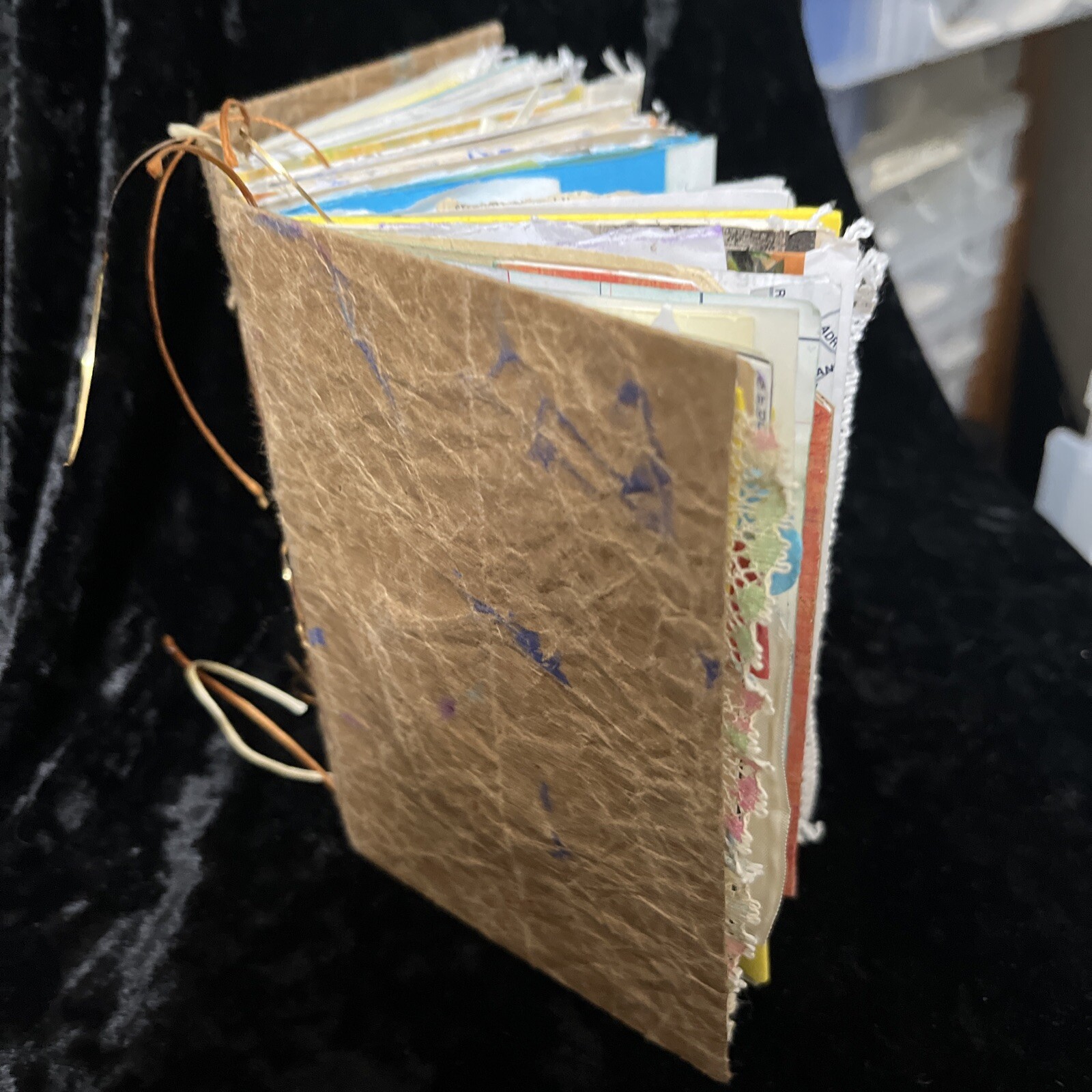 Junk Journal For Sale Brown Small Handmade