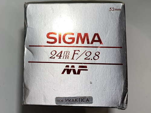 sigma 24mm f2.8 wide angle lens, very good condition in box - Picture 4 of 4