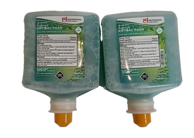 2 Bottles SC  PROFESSIONAL Refresh AntiBac Foam Handwash Soap Citrus 02/26
