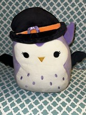 NWT Squishmallows Holly Owl 10" Halloween Treat Pail