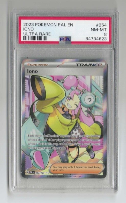 2024 ポケモンカード Iono #124 PSA8 Iono PSA8 2024 Pokemon Svp En-Sv Black Star Promo Premium