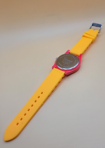3 Geneva Watches - Orange, Black & White Silicone Bands *Working New Batteries* - Picture 5 of 14