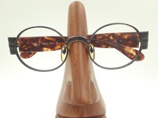 Vintage Genny 562-S 5099 Gunmetal Tortoise Round Sunglasses Frame Italy