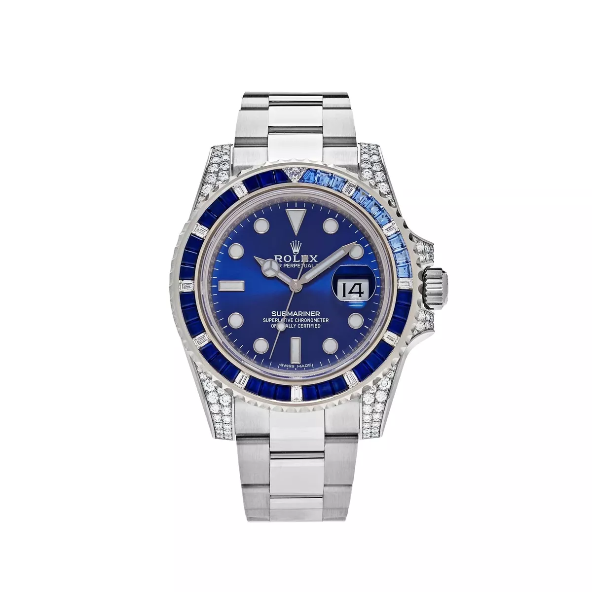 Submariner sapphire best sale