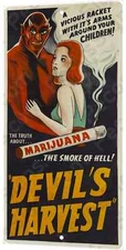Devil's Harvest Marijuana The Smoke of Hell 8x16 Aluminum Cannabis Sign USA Made