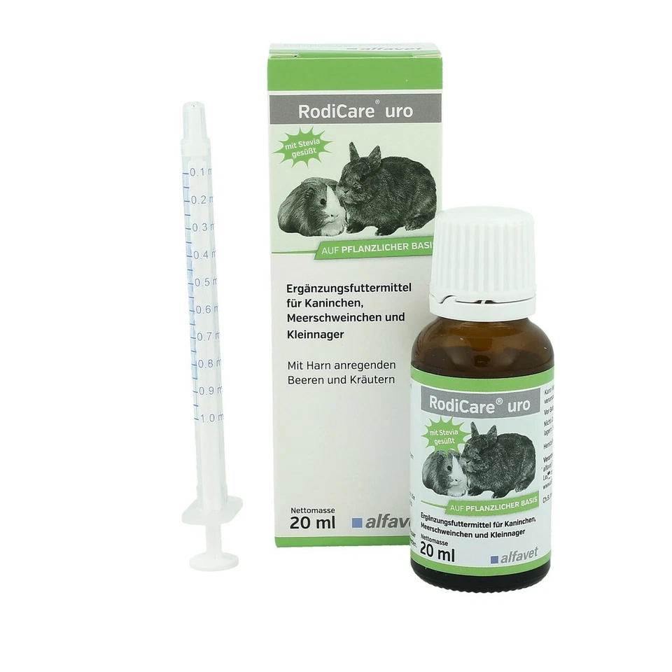 RodiCare Uro 20ml Harnanregend Beeren und Kräuter Kaninchen Meerschweinchen