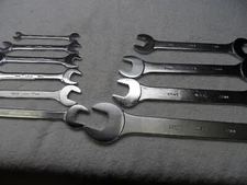 Duro Indestro Metric MM Open End Wrench Set made in USA up to 32mm (10 pcs)