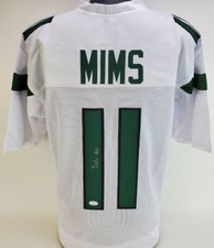 DENZEL MIMS Signed New York Jets Custom Jersey (JSA Witness COA)