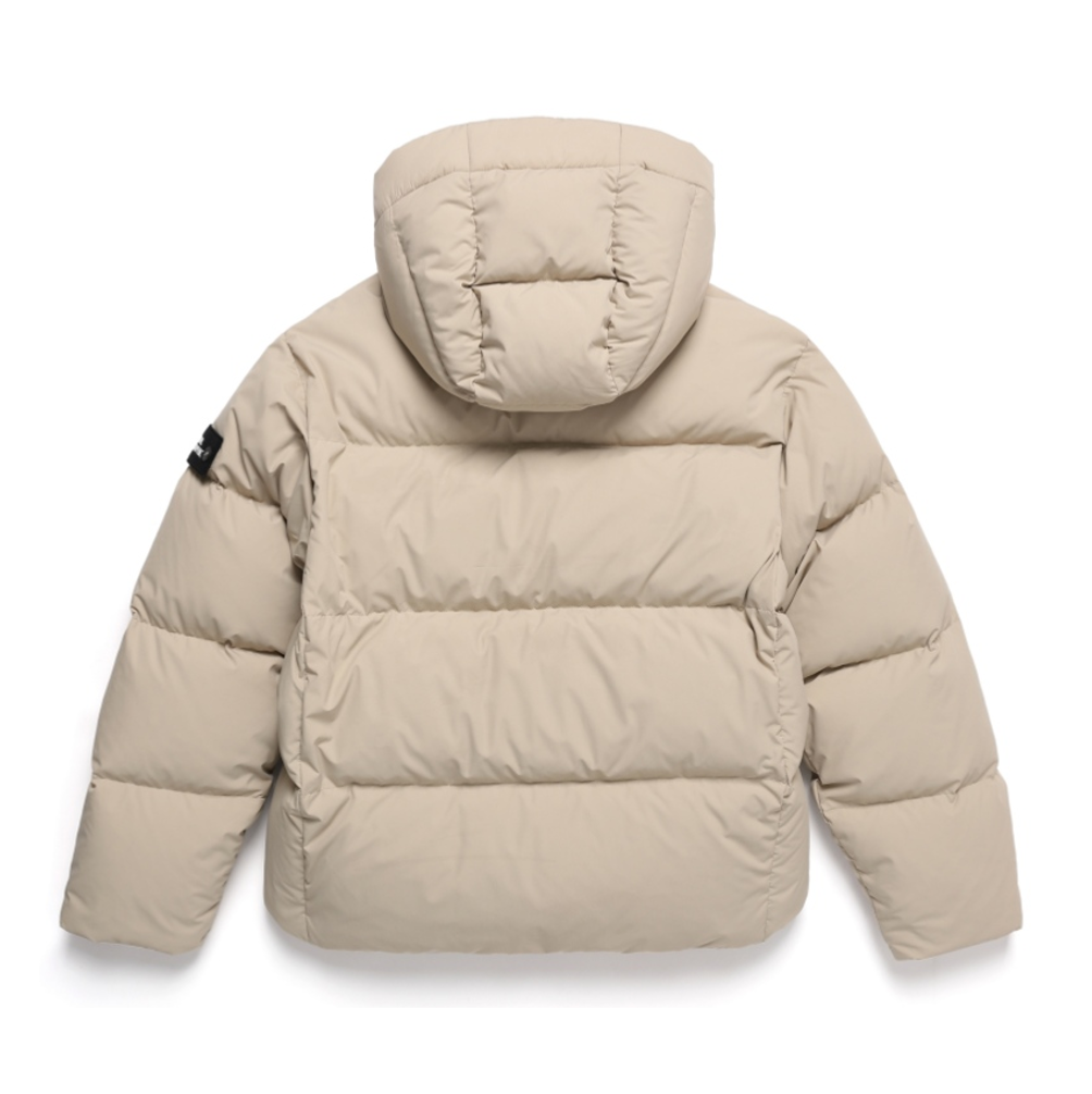 National Geographic Caiman Short Length Goose Hoodie BEIGE Down