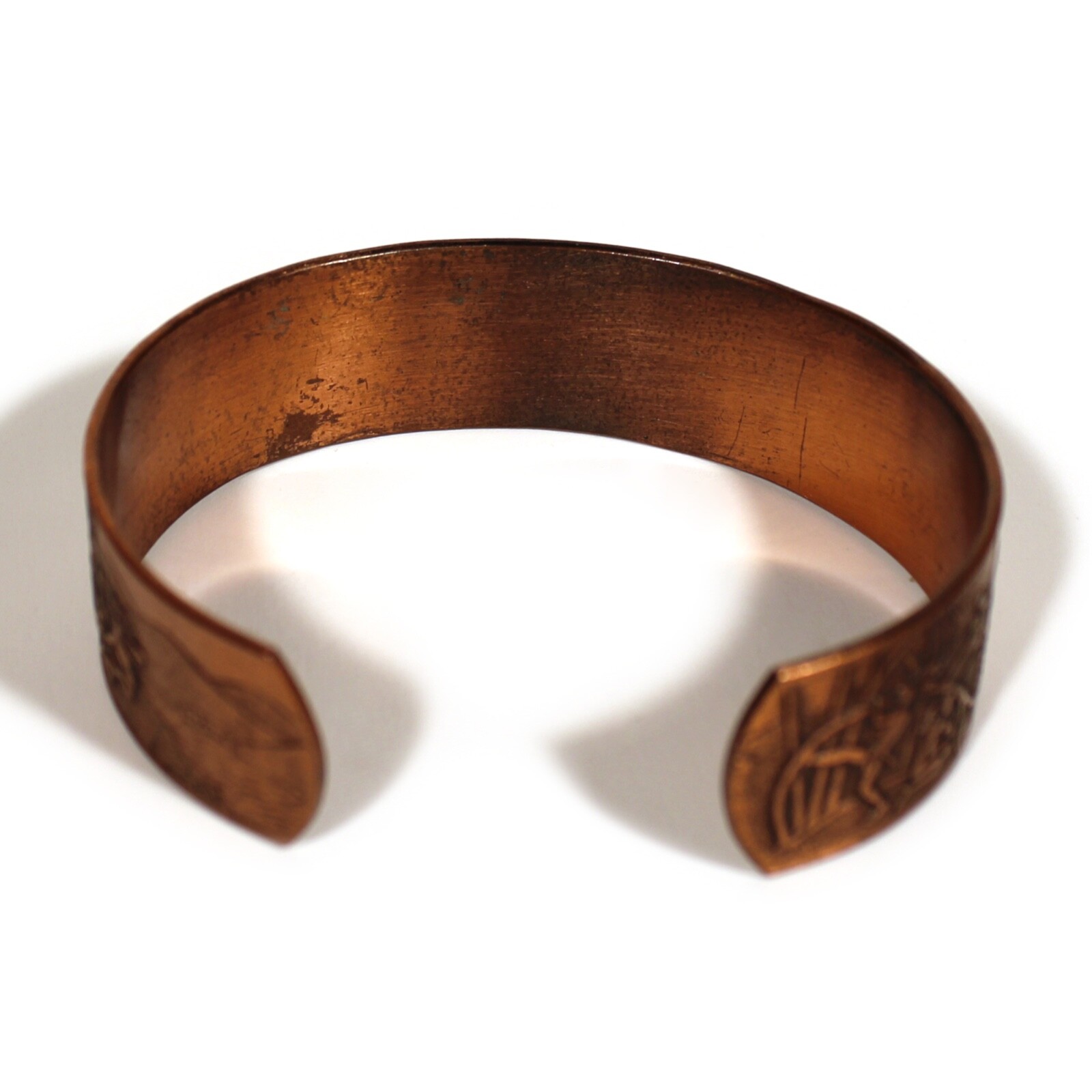 MOHAWK TRAIL COPPER CUFF BRACELET STORYTELLER SCE… - image 4