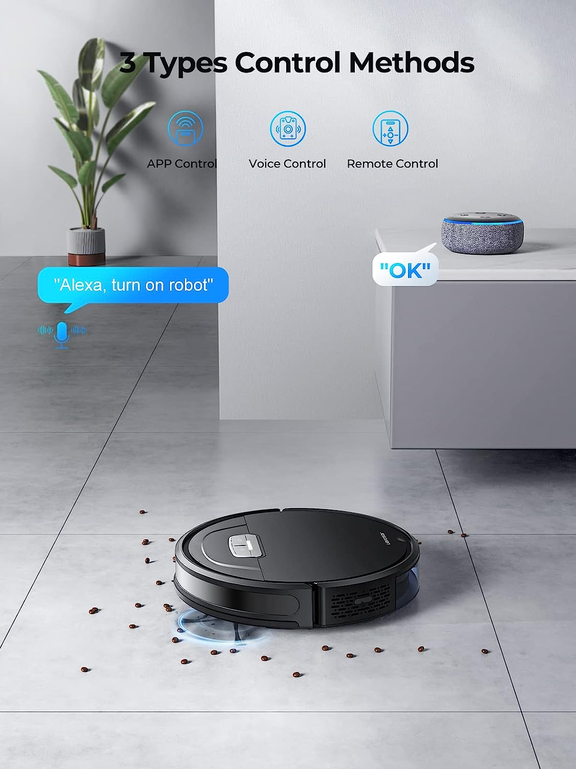 Robot Vacuums and Mop Combo, Max 4500Pa Suction, Evol 3 Robotic Vacuum