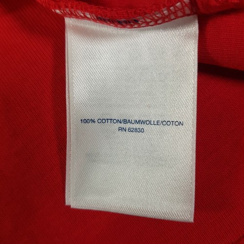 Lands End T-Shirt Womens 2XL Short Sleeve Crew Neck Pullover Top Red - Picture 7 of 8