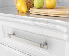    5 Amerdeco Brushed Satin Nickel Kitchen Cabinet Pulls 7-1/2 Inch Hole Centers